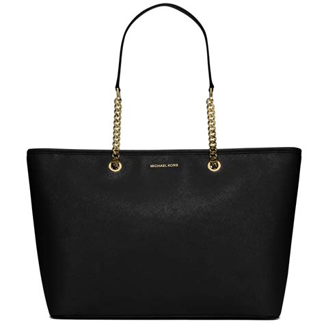 michael kors tote with chain|Michael Kors Tote with zipper.